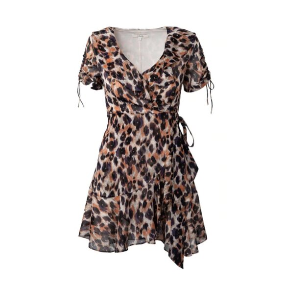 5/$100 SALE - J. Ing Wildcat Leopard Mini Dress - Picture 4 of 10